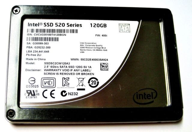 SSD Intel 520 Series 120GB
